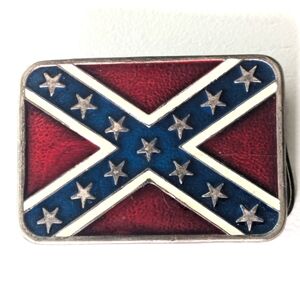 Confederate Flag Belt Buckle